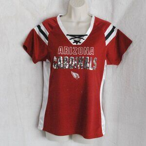 🏈✨Bling-tastic Arizona Cardinals Ladies Jersey/Shirt in size Medium! 💎